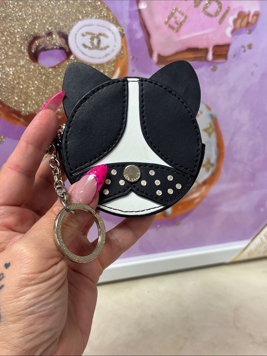 Ted Baker Handbags - Ted Baker London "Murphyy" dog-faced leather coin purse with keychain